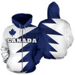 Canada Flag Zip-Up Hoodie - Tooth Style - Blue PL - Amaze Style™