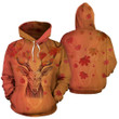 Canada Hoodie - Moose And Maple Leaf PL8386 - Amaze Style™-Apparel