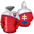 Slovakia All Over Hoodie Curve Version - Amaze Style™