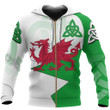 Wales Dragon Celtic Hoodie - Dentil Style NVD1280 - Amaze Style™