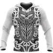 New Zealand Hoodie Maori Rugby - Black And White PL273 - Amaze Style™-Apparel
