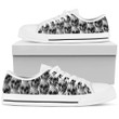Illusion skull pattern low top shoes PL18032035 - Amaze Style™-