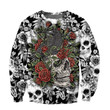Rose Red Skull 3D all over printed for man and women PL - Amaze Style™-Apparel