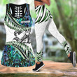 Aotearoa silver fern manaia paua shell combo legging tanktop - Amaze Style™