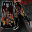 Cowboy Skeleton legging + hollow tank combo outfit PL18082003 - Amaze Style™-Apparel