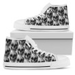 Illusion skull pattern high top shoes PL18032033 - Amaze Style™-