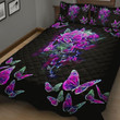 Quilt bedding set butterfly love skull PL - Amaze Style™-Bedding Set