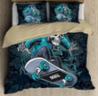 Skateboard Skull Bedding Set - Amaze Style™-Bedding Set