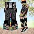 Premium I'm Hippie Girl Tree Of Life 3D Over Printed Legging & Tank Top - Amaze Style™