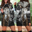 Beautiful Horse Hoodie Dress Pi040102 - Amaze Style™-Apparel