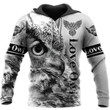 Love Owl 3D All Over Printed Shirts For Men & Women TA190501 - Amaze Style™-Apparel