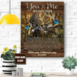 Love Deer Couple Custom Name 3D All Over Printed Poster Vertical - Amaze Style™-Poster