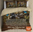 Deer Couple Customize Name Bedding Set - Amaze Style™-Bedding Set