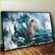 Jesus He Walks On Water Horizontal Poster - Amaze Style™
