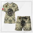 Mexico Combo T-shirt and Short 3D All Over Printed no4 - Amaze Style™