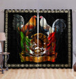 Rooster Mexico 3D Over Printed Window Curtain Set - Amaze Style™