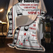 To My Daughter - Chef Soft and Warm Blanket - Amaze Style™-blanket