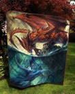 Couple Dragon 3D All Over Printed Quilt Bedding Set - Amaze Style™-Quilt