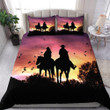 Couple Cowboy 3D All Over Printed Bedding Set - Amaze Style™-Bedding Set