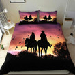 Couple Cowboy 3D All Over Printed Bedding Set - Amaze Style™-Bedding Set
