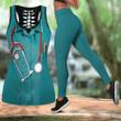 Love Nurse 3D All Over Printed Legging + Hollow Tank Combo - Amaze Style™