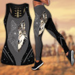 Wolf Native American 3D All Over Printed Legging + Hollow Tank - Amaze Style™