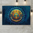Aztec Luna y Sol Mural Art 3D All Over Printed Canvas - 