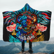 Mictlancihuatl Queen of Mictlan Mural Art Customized 3D All Over Printed Hooded Blanket - 
