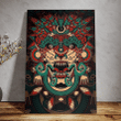 The Aztec Sacred Jaguar Maya Aztec Calendar 3D All Over Printed Canvas - 