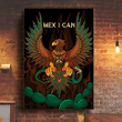 Aztec Mexico Mex I Can Aztec Mexican Mural Art 3D All Over Printed Canvas - 