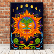 Mexica Aztec Mandala Sol 3D All Over Printed Canvas - 