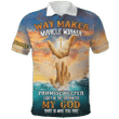 Way Maker Miracle Worker God Hand Jesus Customize 3D All Over Printed Polo & Baseball Cap - AM Style Design