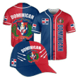 Dominican Half & Half Customized 3D All Over Printed Baseball Shirt & Cap - AM Style Design