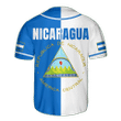 Nicaragua Half & Half Customized 3D All Over Printed Baseball Shirt & Cap - AM Style Design