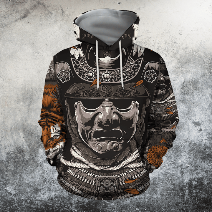 3D All Over Printed Samurai-Tattoo Hoodie - Amaze Style™