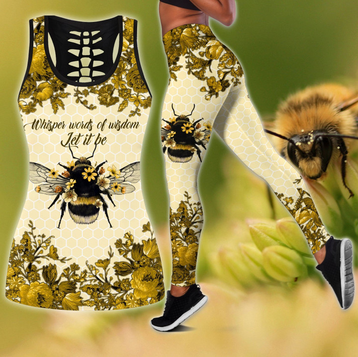 Bees let it be legging + hollow tank combo - Amaze Style™