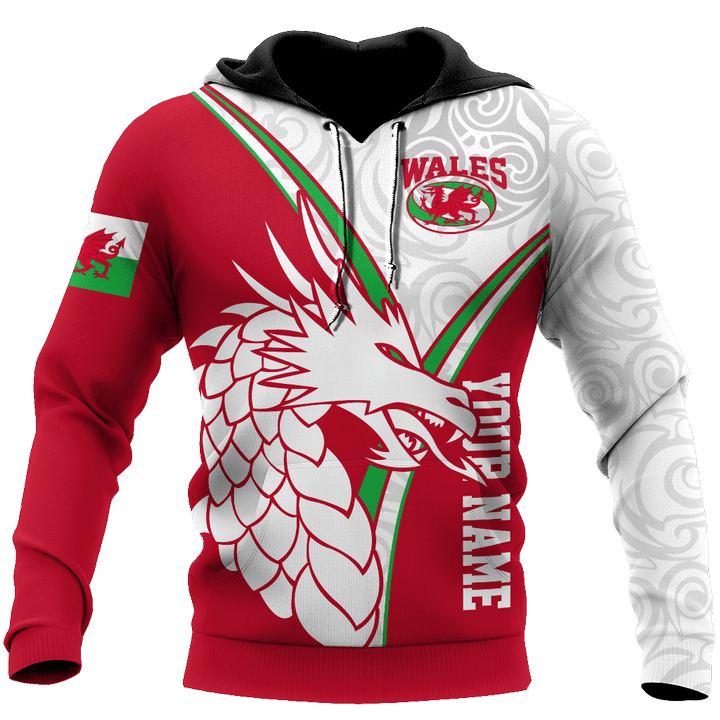 Premium Personalized 3D Printed Wales Dragon Shirts MEI - Amaze Style™
