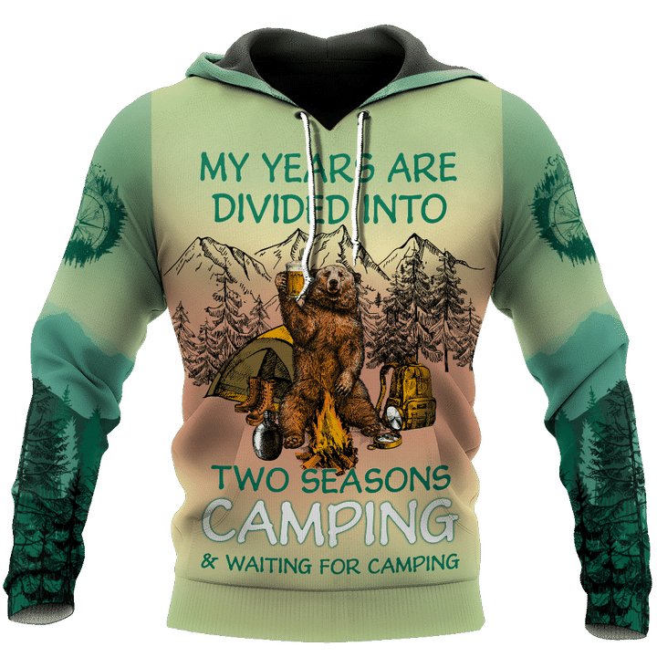 Beautiful All Over Printed Camping Hoodie For Men And Women Pi01092003-MEI - Amaze Style™-Apparel