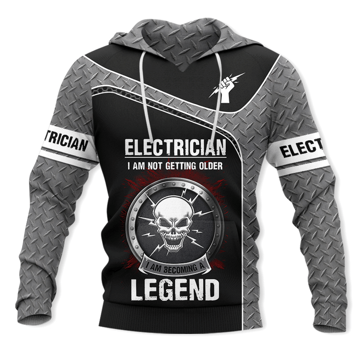 Premium 3D Printed Skull Electrician Shirts MEI - Amaze Style™