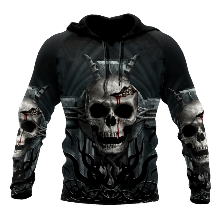 Premium Skull Cross All Over Printed Shirts For Men And Women MEI - Amaze Style™-Apparel