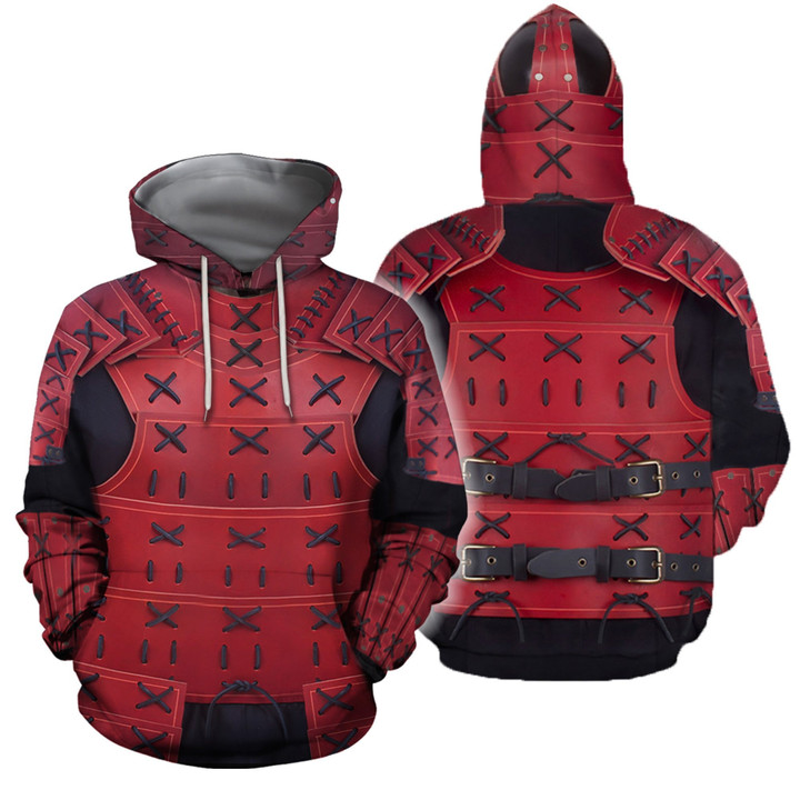 3D All Over Printed Samurai Armor for Men and Women - Amaze Style™-Apparel
