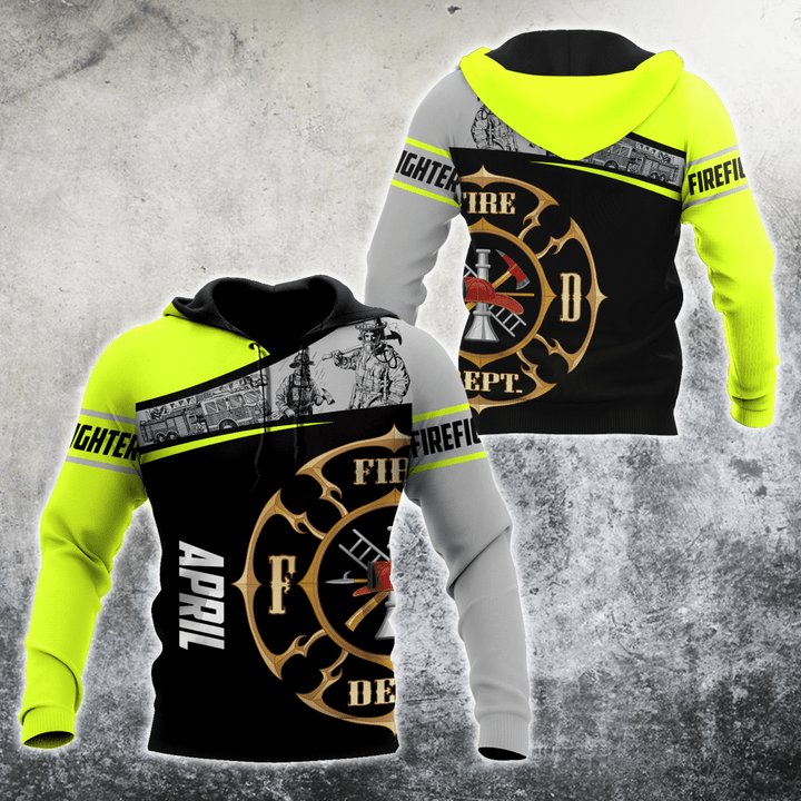 April Firefighter Hoodie For Men And Women MH28012116 - Amaze Style™-Apparel
