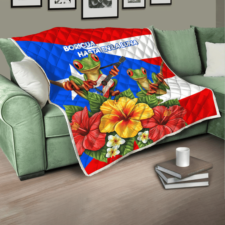 Coqui Puerto Rico Quilt Blanket MH24032101 - Amaze Style™
