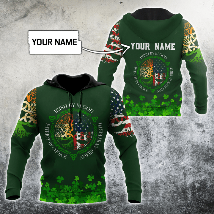 Customize Name Irish Blood Hoodie For Men And Women MH02022101 - Amaze Style™-Apparel