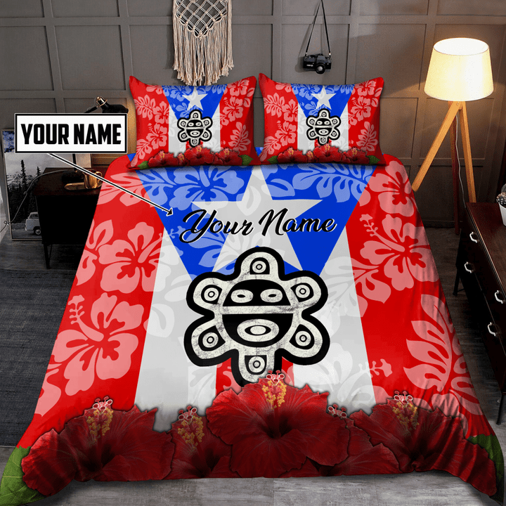 Customize Name Puerto Rico Bedding Set DA06052104 - Amaze Style™