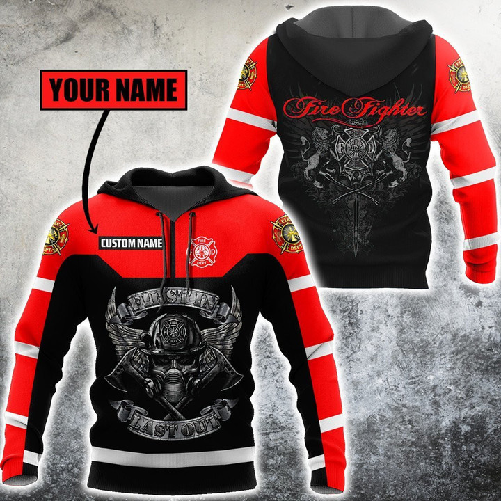 Customize Name Firefighter Hoodie Shirts For Men And Women DD05122002HHND - Amaze Style™-Apparel