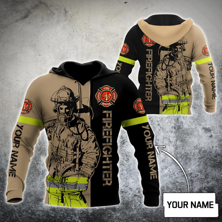 Customize Name Firefighter Hoodie Shirts For Men And Women MH03122007 - Amaze Style™-Apparel