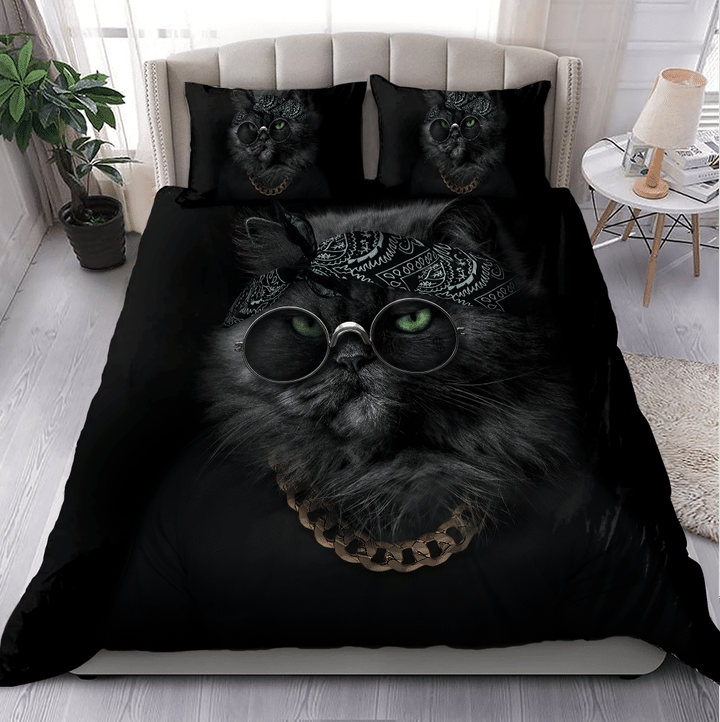 Gangster Cat Bedding Set MH12012106 - Amaze Style™-Bedding Set