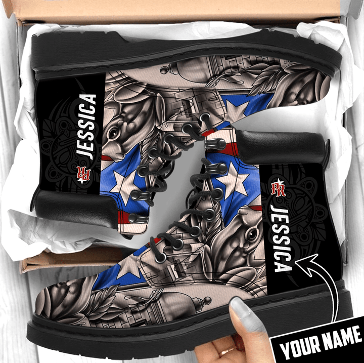 Customize Name Common Coquí Puerto Rico Boots For Men and Women MH23022104 - Amaze Style™