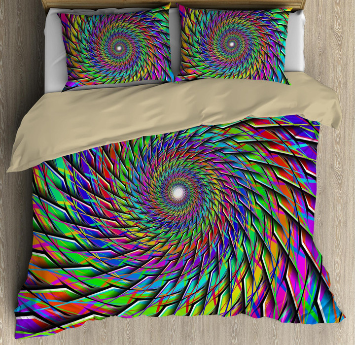 Colorful Tornado Hippie Bedding Set DQB07132001-TQH - Amaze Style™-BEDDING SETS